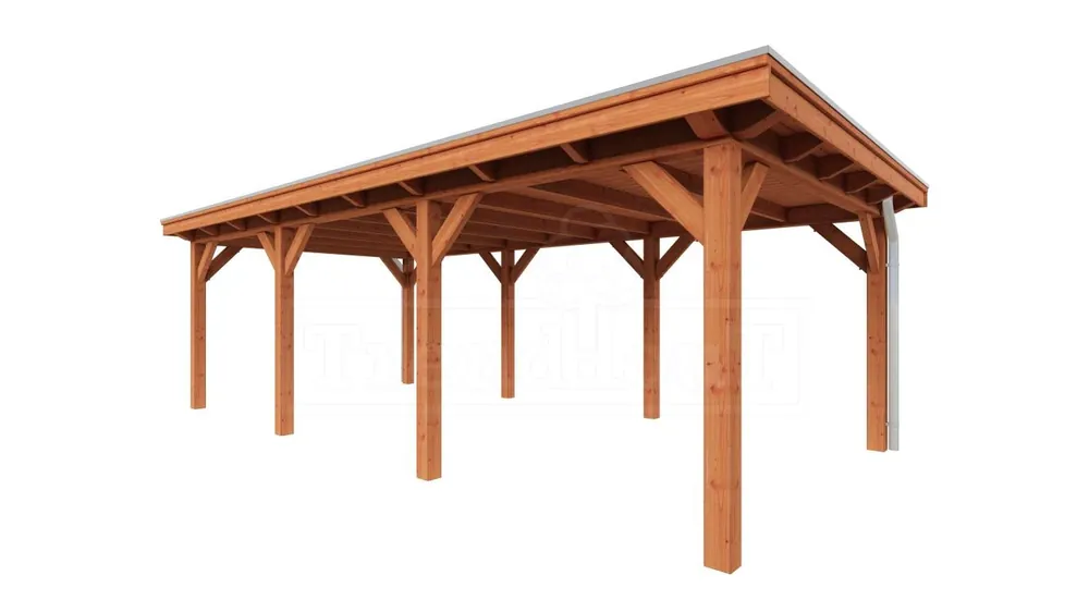 Trendhout Douglas Overkapping Florence 785 x 425 cm Laatste Versie