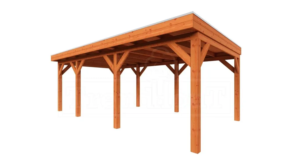 Speciale Aanbieding Trendhout Douglas Overkapping Mensa 675 x 400 cm
