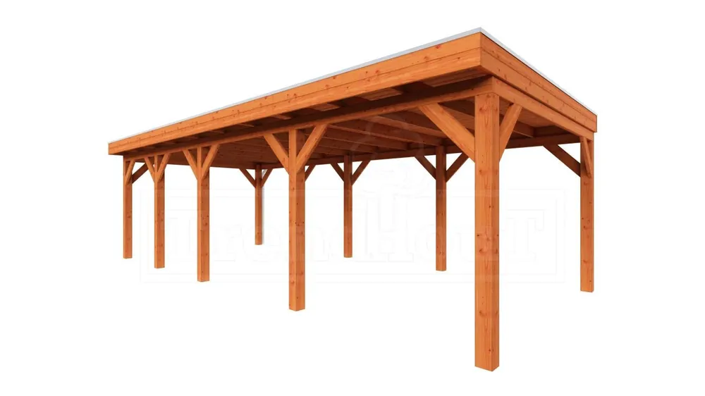 Dagaanbieding Trendhout Douglas Overkapping Mensa 850 x 400 cm