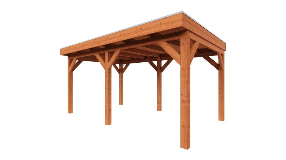 Trendhout Douglas Overkapping Refter 500 x 340 cm Exclusieve Aanbieding