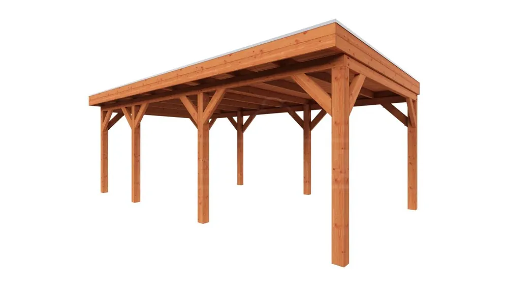 Tijdelijk Beschikbaar Trendhout Douglas Overkapping Refter 675 x 400 cm
