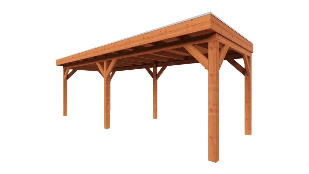 Seizoensaanbieding Trendhout Douglas Overkapping Refter 730 x 285 cm