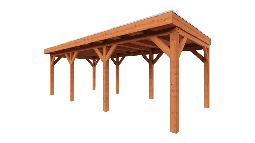 Trendhout Douglas Overkapping Refter 735 x 340 cm Direct Beschikbaar