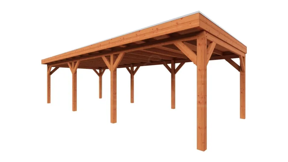 Trendhout Douglas Overkapping Refter 955 x 400 cm Gereduceerde Prijs
