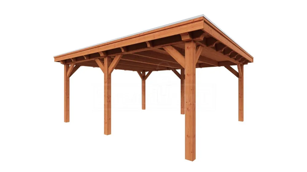 Trendhout Douglas Overkapping Toscane 545 x 545 cm Snelle Levering