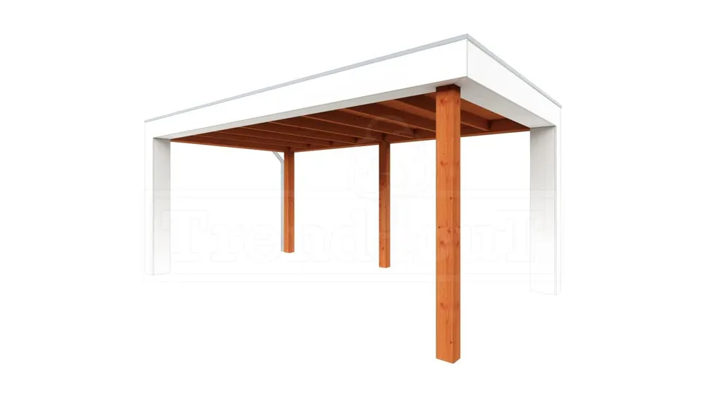 Beperkt Aanbod Trendhout Douglas Overkapping Verona Links 520 x 335 cm
