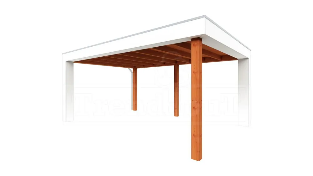 Aanbieding Trendhout Douglas Overkapping Verona Links 520 x 400 cm