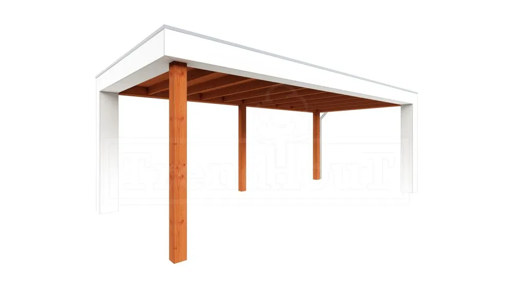 Trendhout Douglas Overkapping Verona Rechts 625 x 335 cm Aanbieding
