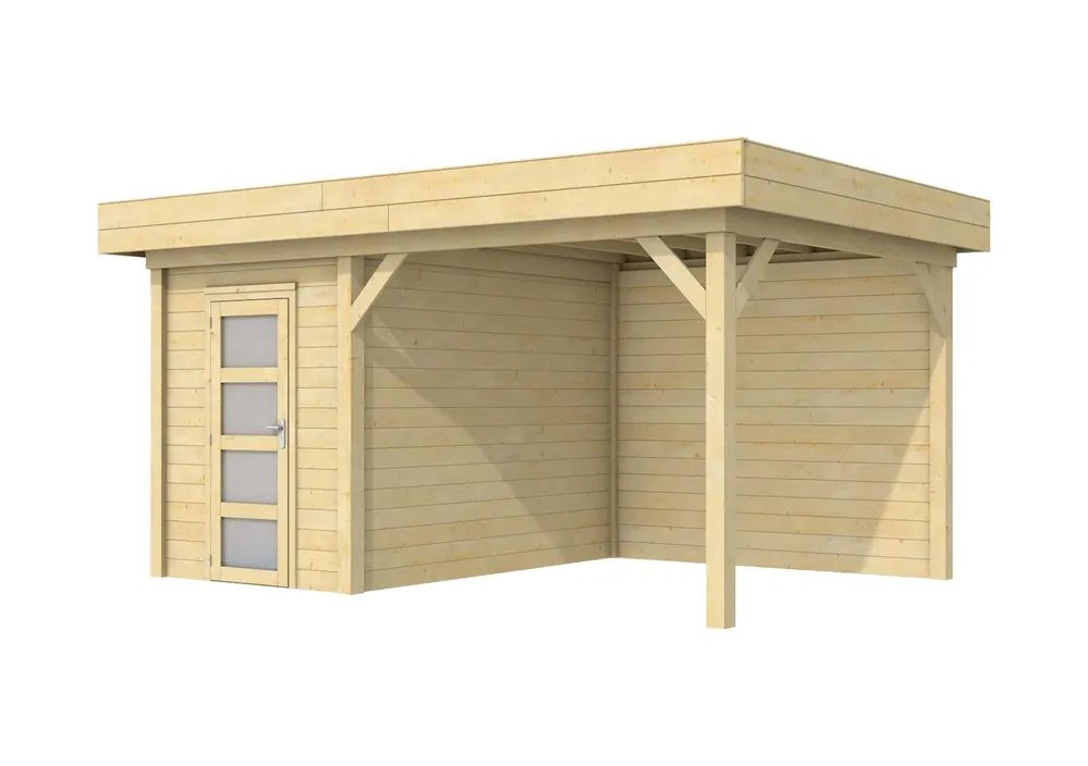 Hillhout Vuren Tuinhuis Kiekendief 500 x 300 cm Hoge Kwaliteit