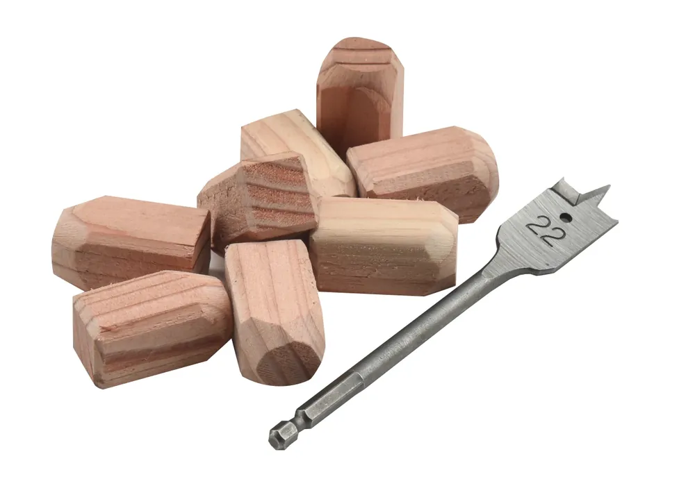 Douglas Doken 2.2 x 2.2 cm (22 x 22 mm) Onbehandeld - Lengte 4.5 cm Uitverkoop