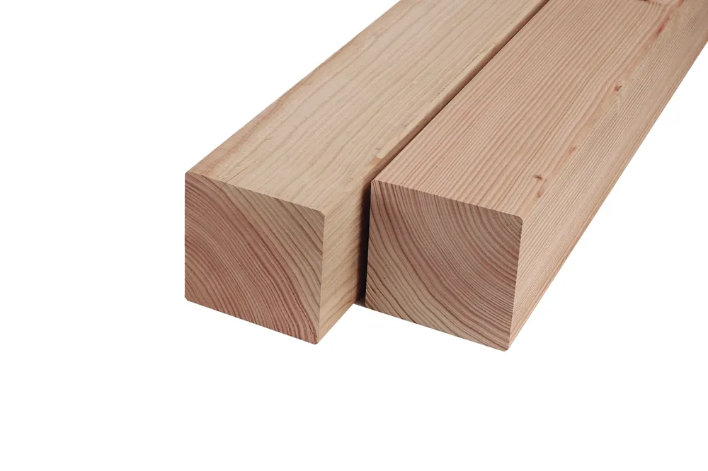 Koop Vandaag Douglas Paal 14 x 14 cm (140 x 140 mm) Geschaafd Duplo Verlijmd - Lengte 400 cm