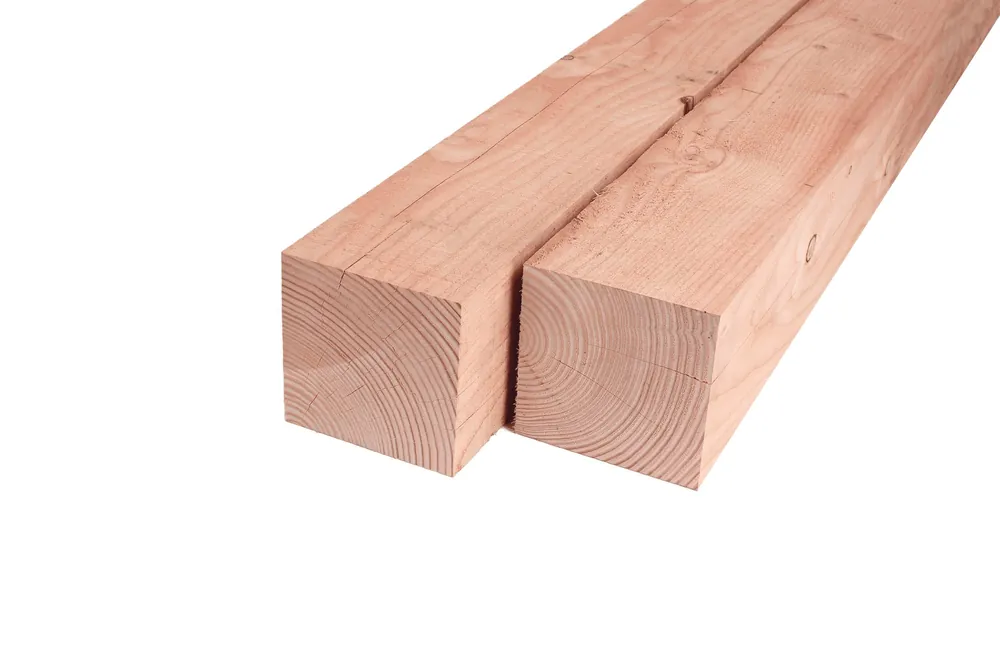 Douglas Paal 12 x 12 cm (120 x 120 mm) Fijnbezaagd - Lengte 400 cm Beperkt Aanbod