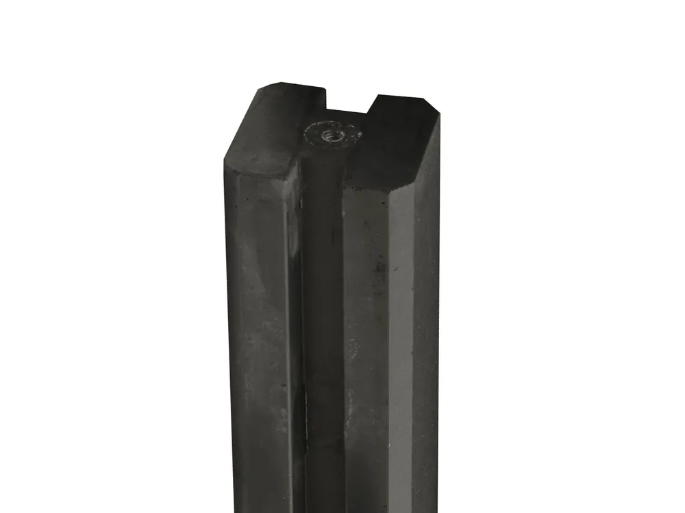 Beton Begin-/Eindpaal 11.5 x 11.5 cm (115 x 115 mm) Antraciet Gecoat - Lengte 277 cm Dagaanbieding