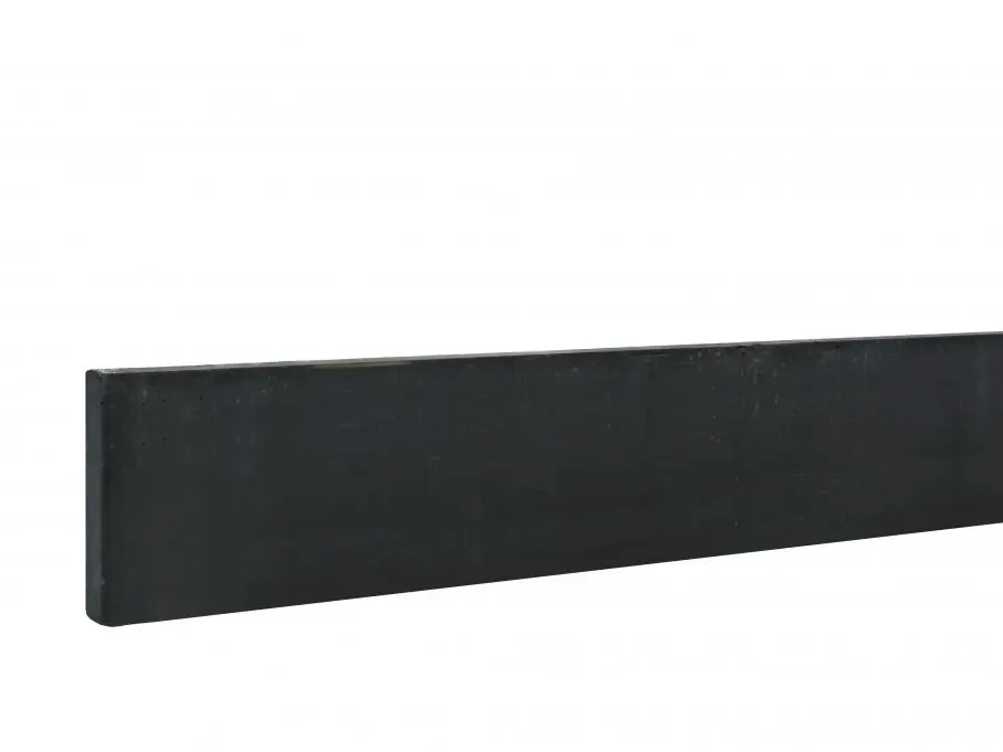Merkproduct Betonplaat Glad 3.5 x 24 cm (35 x 240 mm) Antraciet Gecoat - Lengte 184 cm