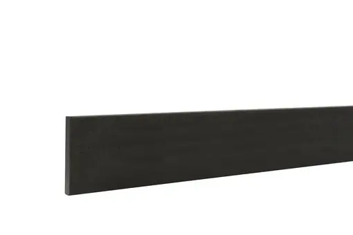 Koopje Betonplaat Glad 3.5 x 24 cm (35 x 240 mm) Antraciet Gecoat - Lengte 224 cm
