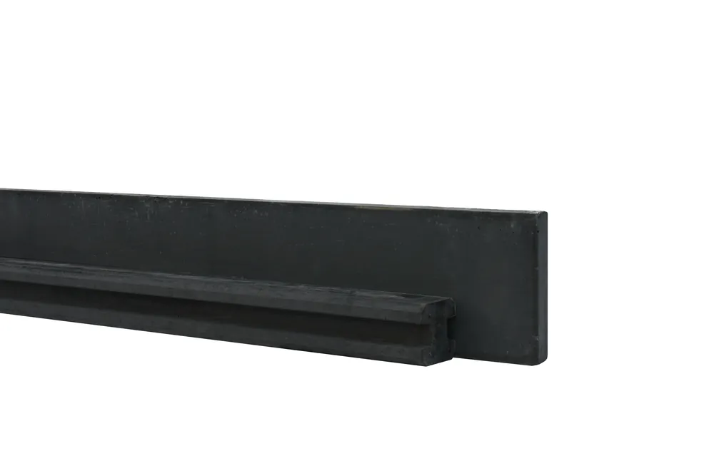 Betonplaat Glad 3.5 x 24 cm (35 x 240 mm) Antraciet Ongecoat - Lengte 180 cm Flitsaanbieding