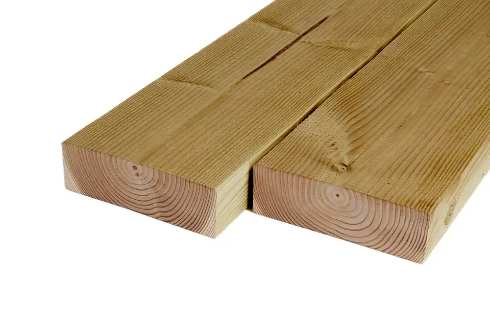 Finale Uitverkoop Douglas Balk 7 x 22 cm (70 x 220 mm) Geschaafd Geïmpregneerd - Lengte 500 cm