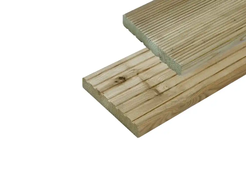 Douglas Vlonderplank 2.4 x 13.8 cm (24 x 138 mm) Groen Geïmpregneerd - Lengte 400 cm Betaalbaar