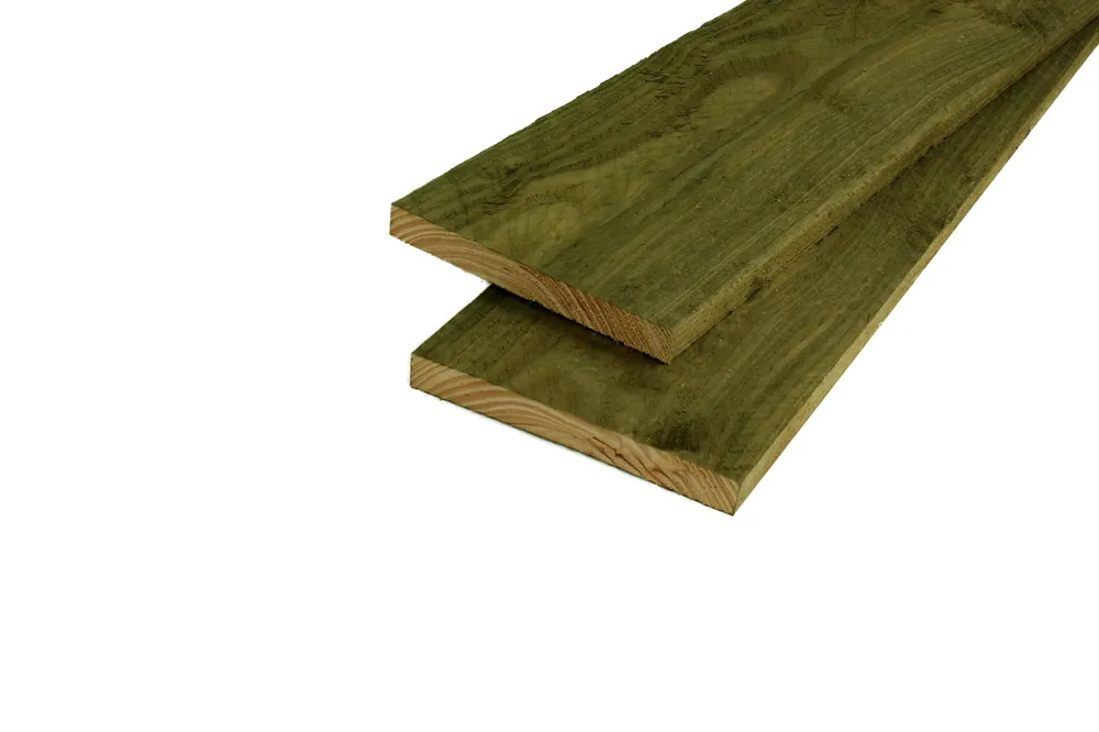Actieprijs Douglas Potdekselplank 2.2 x 20 cm (22 x 200 mm) Fijnbezaagd Geïmpregneerd - Lengte 300 cm