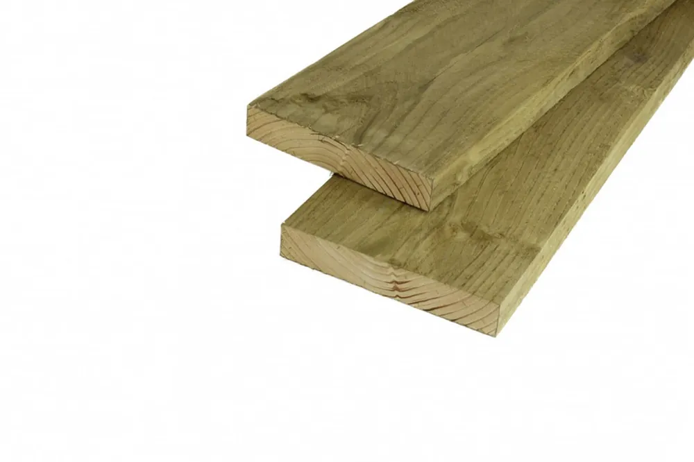 Lage Kosten Douglas Potdekselplank Fijnbezaagd Geïmpregneerd 3.2 x 20 x 300 cm