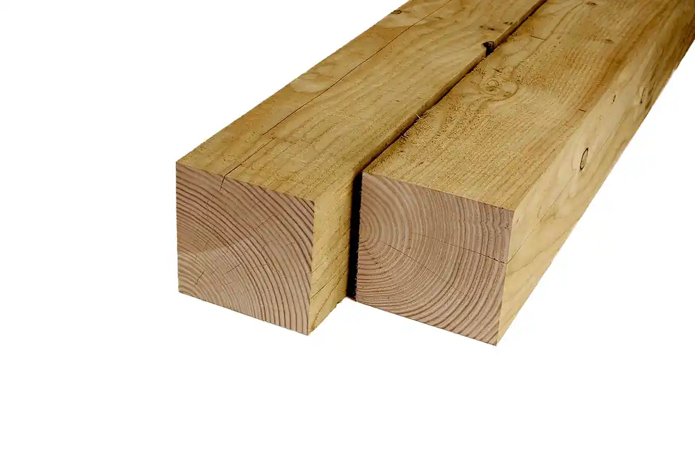 Direct Verzonden Douglas Paal 15 x 15 cm (150 x 150 mm) Fijnbezaagd Geïmpregneerd - Lengte 300 cm