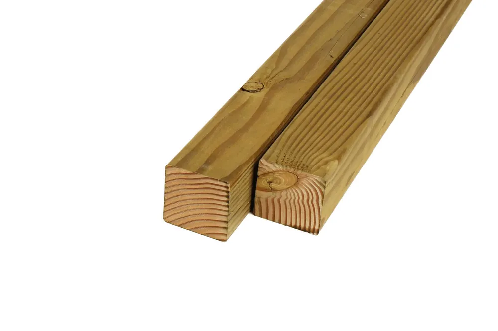 Douglas Paal 8.5 x 8.5 cm (85 x 85 mm) Geschaafd Geïmpregneerd - Lengte 400 cm Gereduceerde Prijs