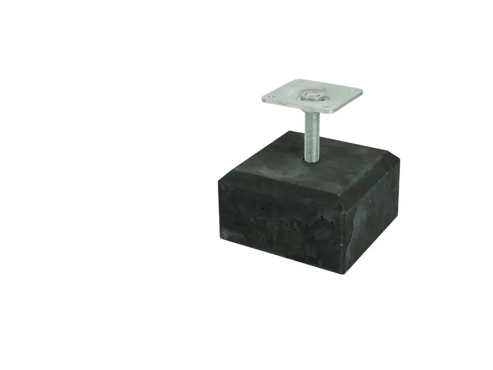 Betontegel met Facetrand 22 x 22 x 10 cm inclusief Stelplaat M20 Veilige Betaling