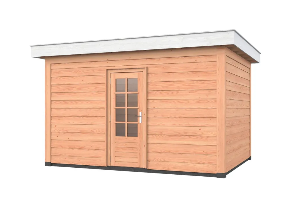 Douglas overkapping, 400 x 300, met schuur, Westwood Holland Premium