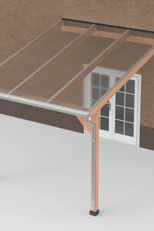 Douglas Terrasoverkapping Polycarbonaat Helder Geschaafd 300 x 400 cm Bestel Nu