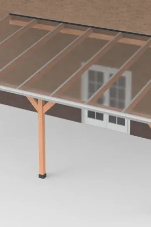 Douglas Terrasoverkapping Polycarbonaat Helder Geschaafd 700 x 400 cm Gecertificeerd