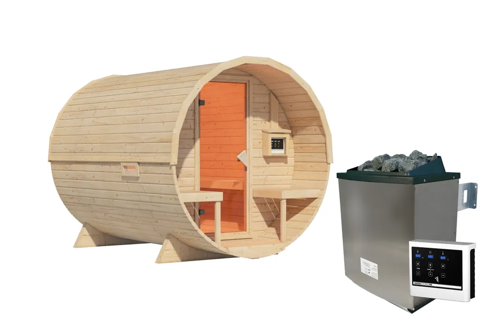 Finale Uitverkoop Sauna Veen 2 Bio Combi 224 x 299 x 229 cm