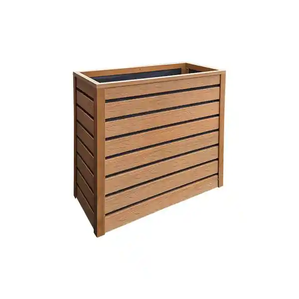 Dagaanbieding NewTechWood Plantenbak, Teak, 80 x 85 x 38 cm