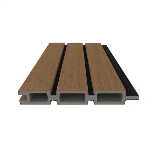 NewTechWood HKC Castellation PRO35 Gevelbekleding, Teak/Zwart, 3,3 x 21,5 x 290 cm Populair
