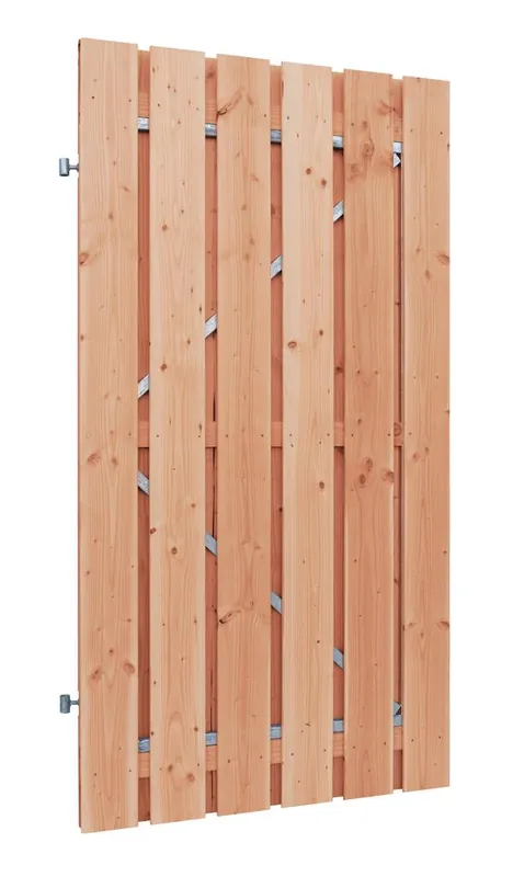 Gereduceerde Prijs Redvision Geschaafde Poortdeur op Verstelbaar Stalen Frame, 100 x 195 cm