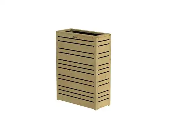Veilige Betaling Flux Excellent Bloembak, Groen Geïmpregneerd, 70 x 30 x 90 cm