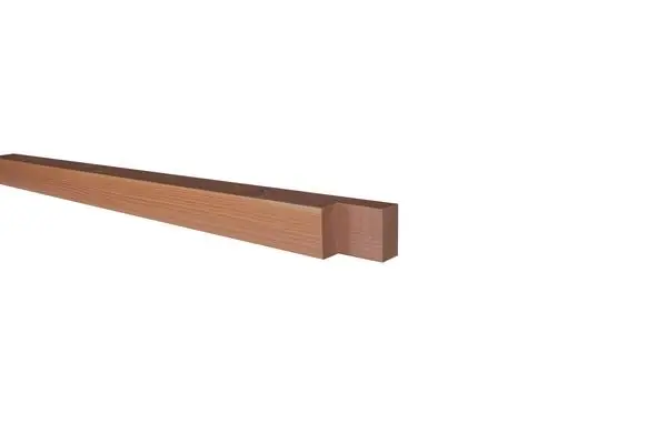 Populair Douglas Geschaafde Tussenstaander met Inkeping, Onbehandeld, 14 x 14 x 240 cm