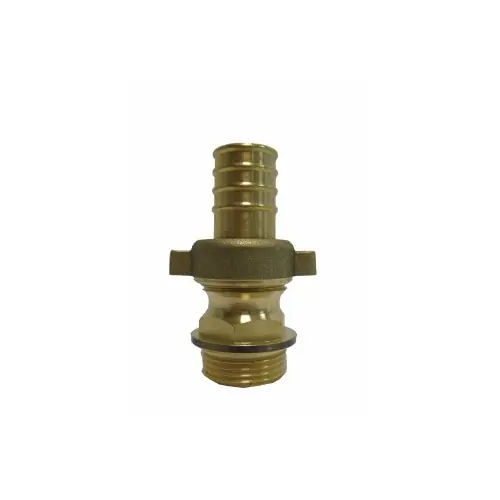 Messing driedelige slangkoppeling 1 1/4" (bui.dr) x 32 mm (slangtule) Tijdelijk Beschikbaar