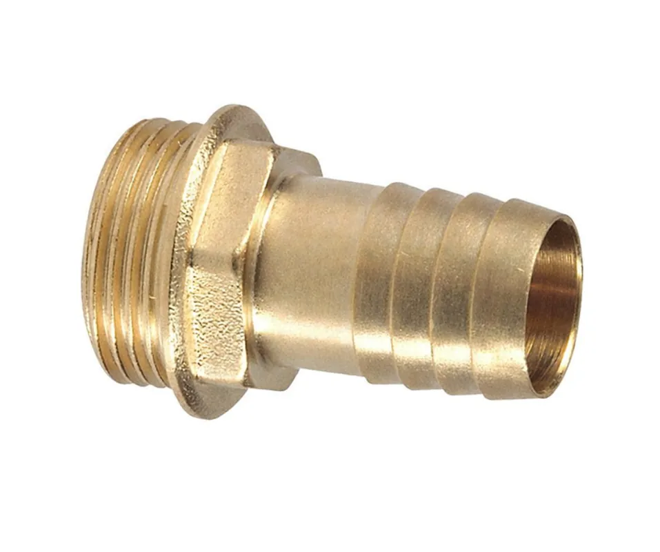 Messing slangtule met buitendraad 1/2" (bui.dr) x 10mm Meest Verkocht