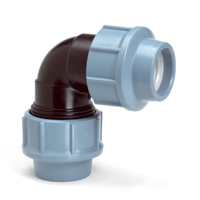 Direct Verzonden Tyleen knie 63mm, 2x klem - Unidelta PE koppeling
