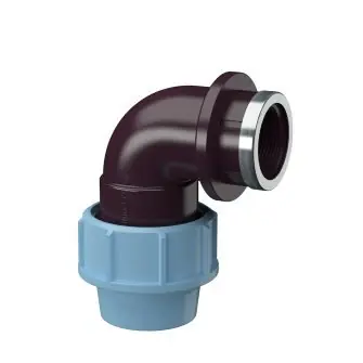 Dagaanbieding Tyleen knie x binnendraad 75mm x 2" - Unidelta PE koppeling