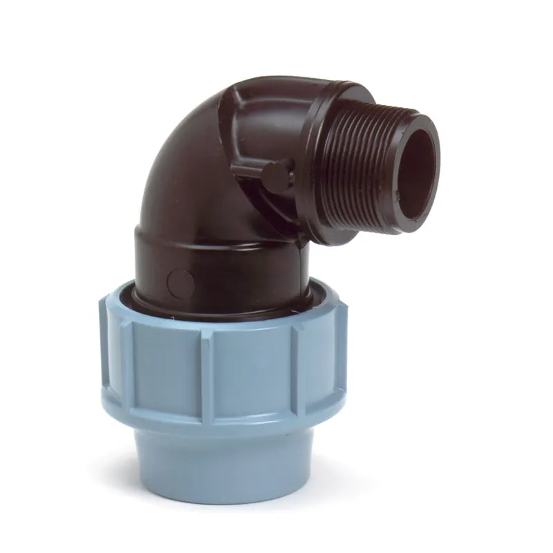 Tyleen knie x buitendraad 25mm x 1/2" - Unidelta PE koppeling Gereduceerde Prijs