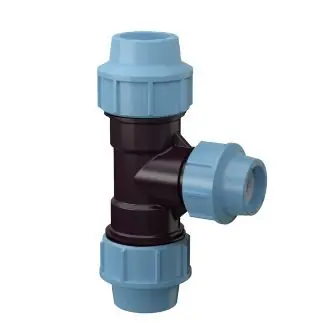 Actieprijs Tyleen verloop T-stuk 25 x 32 x 25mm - Unidelta PE koppeling