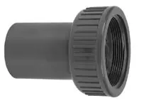 PVC 40 uitwendig x 1 1/2‘‘ wartel koppeling 2/3 Gratis Retour