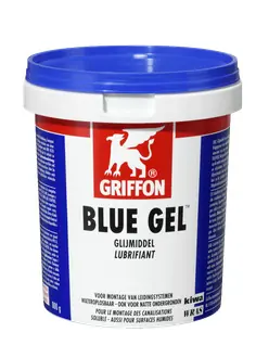 Merkproduct Giffron Blue Gel glijmiddel Onmisbaar bij PVC montage