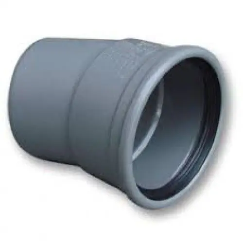 PVC bocht 15 graden 125 mm SN4 manchet/spie Laatste Versie