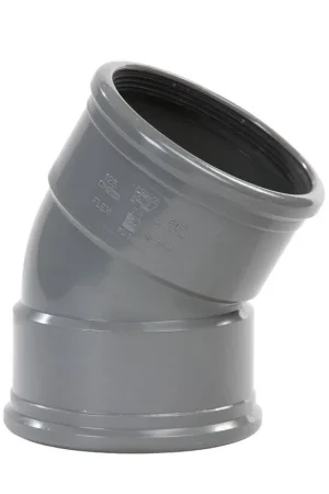 Alleen Vandaag PVC bocht 30 graden 110 mm SN4/SN8 2x manchet