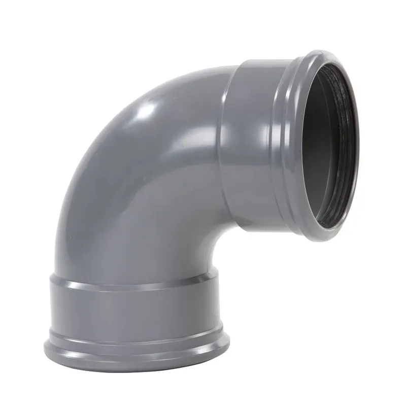 Uitverkoop PVC bocht 88 graden 200 mm SN4 (2 x manchet)