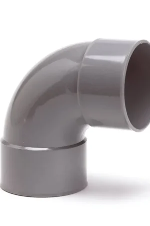 Actieprijs PVC bocht 88 graden 40 mm mof/mof - lijm