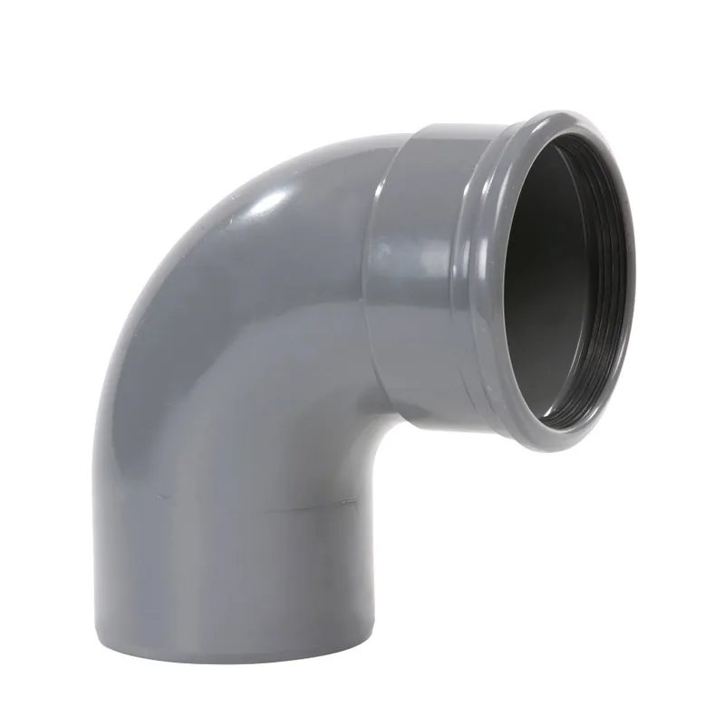 Gereduceerde Prijs PVC bocht 88 graden 125 mm SN4 (manchet/spie)