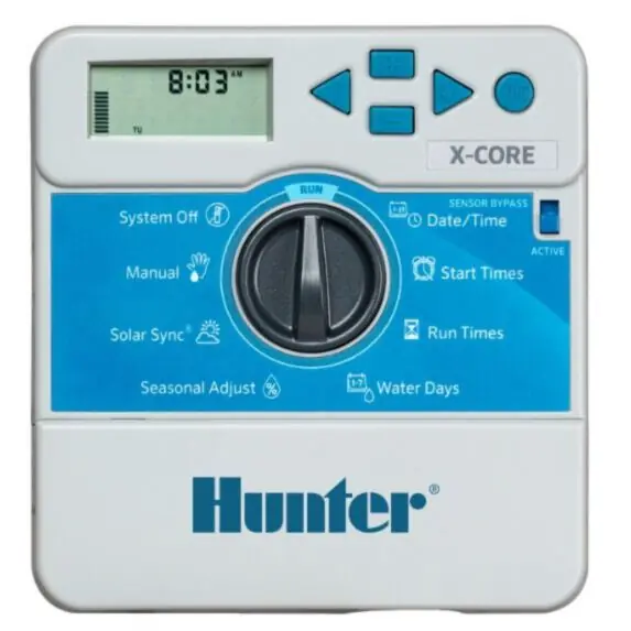 Hunter X-Core 401i 4 stations indoor beregeningscomputer Tijdelijk Beschikbaar